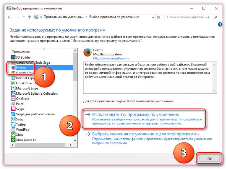 Всегда проверять является ли firefox вашим браузером по умолчанию