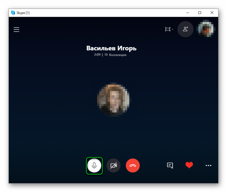 Как отключить микрофон в скайпе