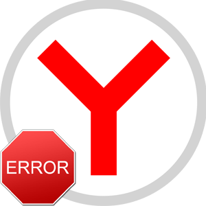 Ошибка «Яндекс Браузер не может продолжить работу»