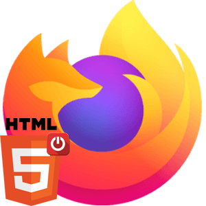 Отключить проигрыватель html5 в Firefox
