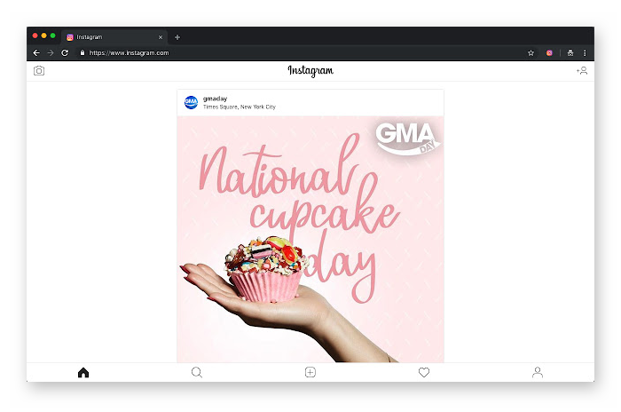 Расширение Extension for Instagram для браузера Google Chrome