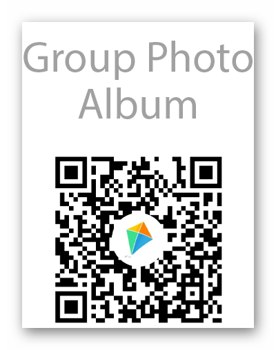 QR-код чат-бота Group Photo Album для WeChat