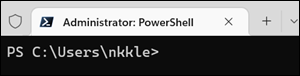 PowerShell открыть как администратор в Терминале.
