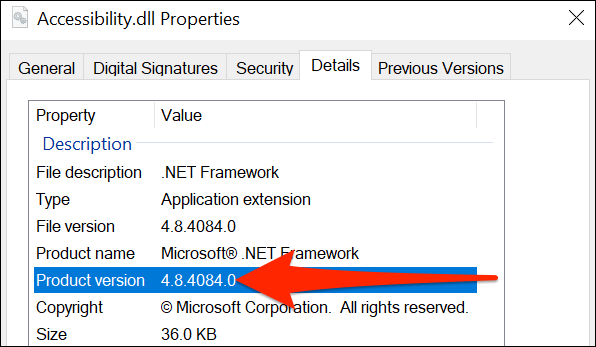 Как проверить версию .NET Framework в Windows 10