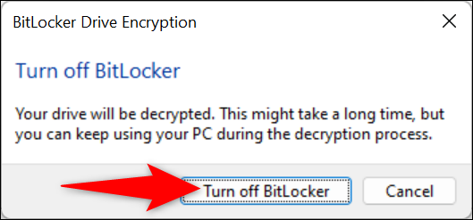 Как отключить шифрование BitLocker в Windows 10 и 11 5