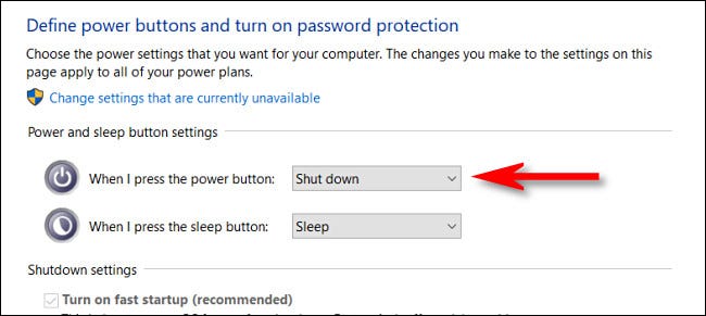 Как отключить кнопку питания на вашем ПК в Windows 10 4