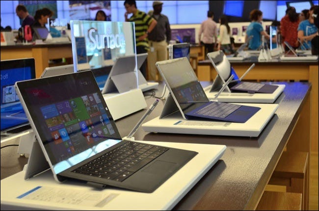 Ноутбуки Surface
