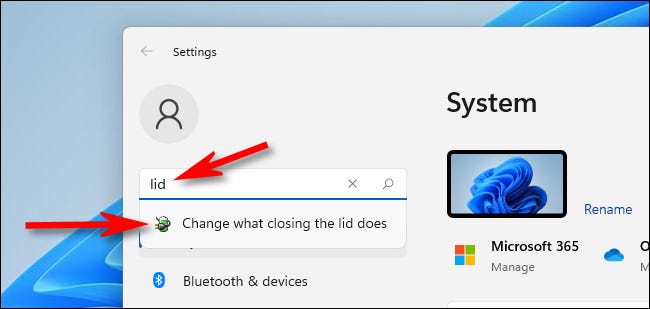 Как оставить ноутбук включенным с закрытой крышкой в ​​Windows 11 2