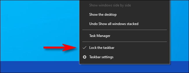 Как переместить панель задач в верхнюю часть экрана в Windows 10 1
