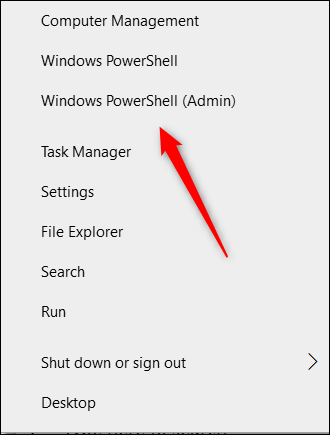 Как открыть Windows PowerShell от имени администратора в Windows 10 3
