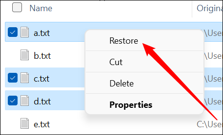 Как восстановить удаленный файл из корзины в Windows 5