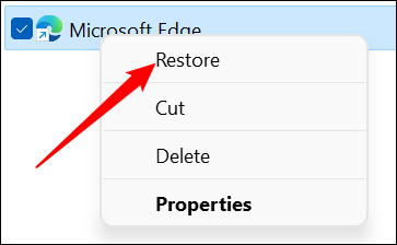 Как восстановить удаленный файл из корзины в Windows 4