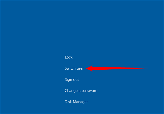 Как переключать учетные записи пользователей в Windows 10 3