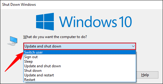 Как переключить учетные записи пользователей в Windows 10 4