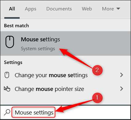 Как отключить ускорение мыши в Windows 10 1