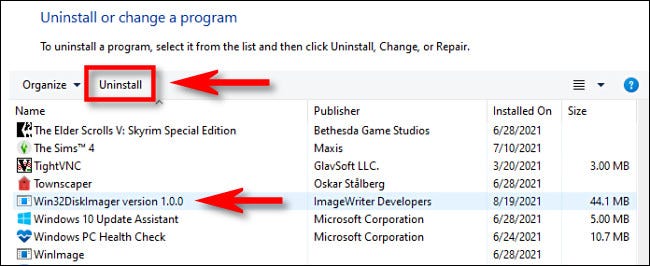 Как удалить приложение в Windows 11 9