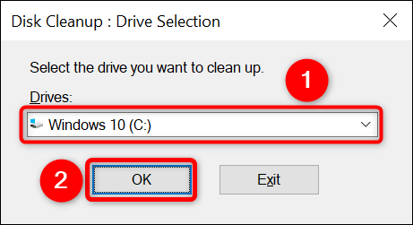 Как использовать очистку диска в Windows 10 2