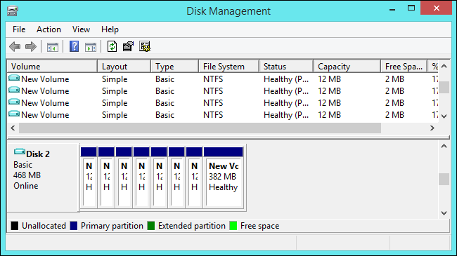 GPT поддерживает до 128 разделов на диске. 