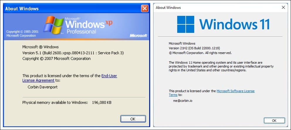 Об образе Windows