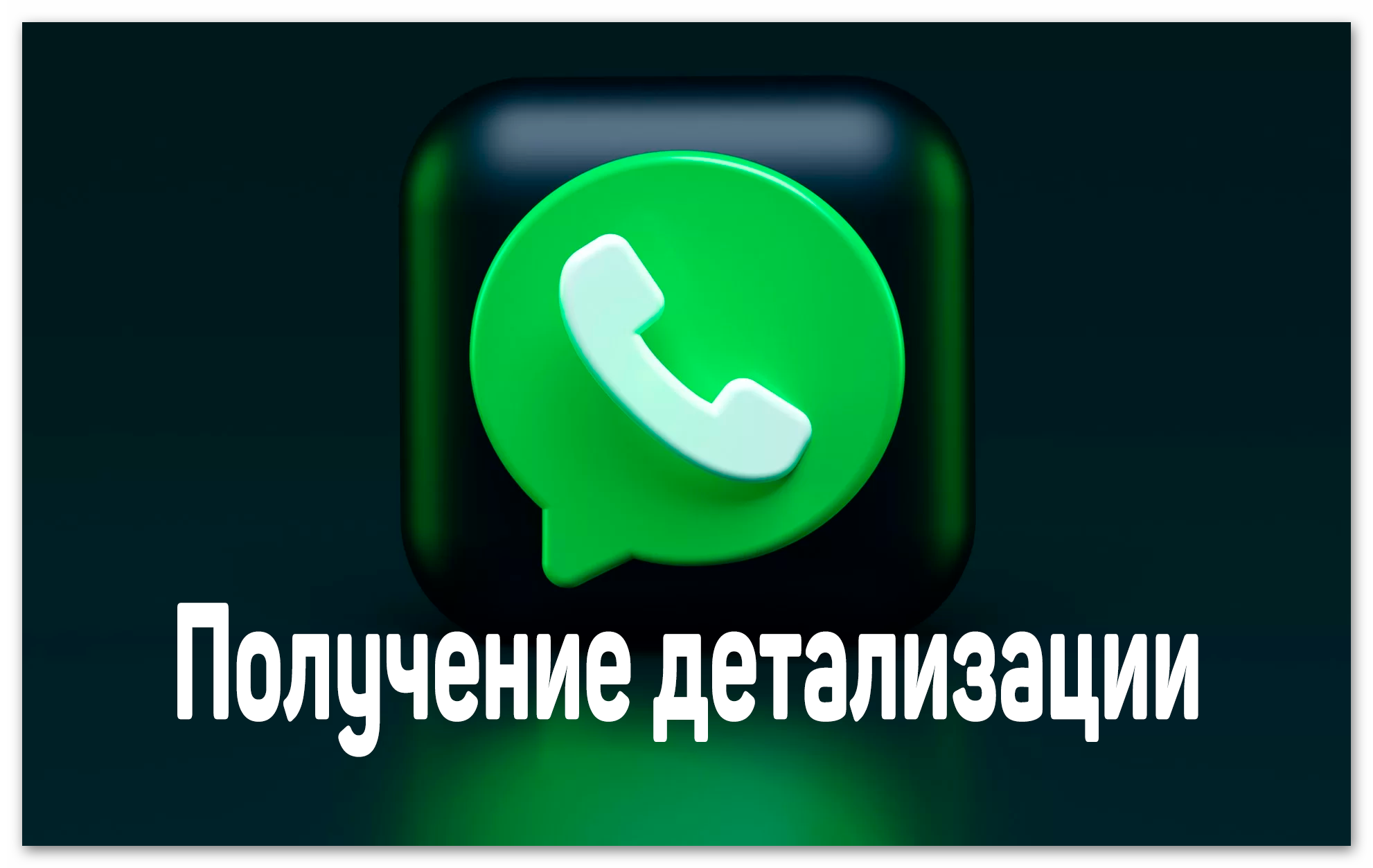 Картинка Детализация в мессенджере WhatsApp