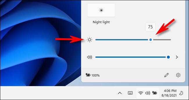 Как изменить яркость экрана в Windows 112