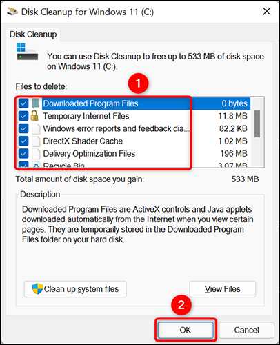 Как очистить кэш в Windows 116
