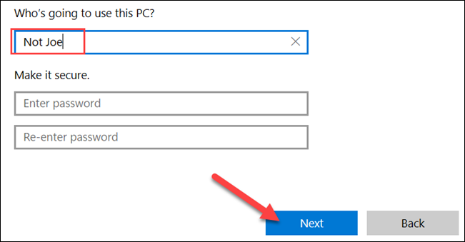 Как создать гостевую учетную запись в Windows 116