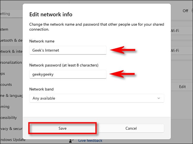 Как создать мобильную точку доступа в Windows 116
