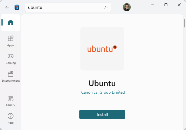 Установите Ubuntu из Магазина Microsoft.