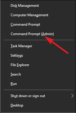 Как открыть командную строку от имени администратора в Windows 8 или 10 5