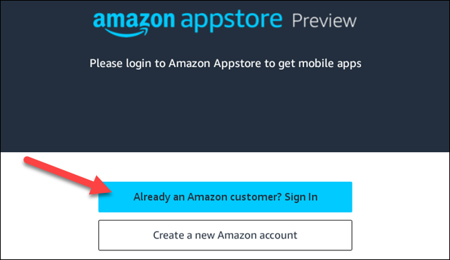 Войдите или создайте учетную запись Amazon.