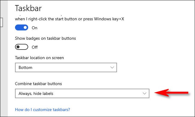 Как увидеть классические метки окон на панели задач Windows 10 2