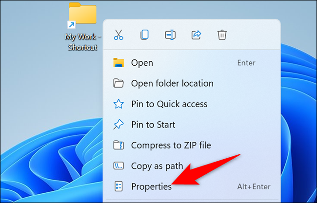 Как настроить сочетание клавиш для открытия папки в Windows 112