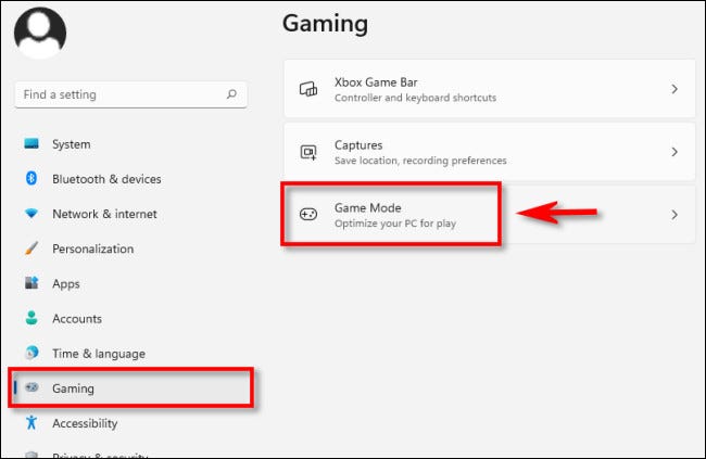 Как отключить игровой режим в Windows 112