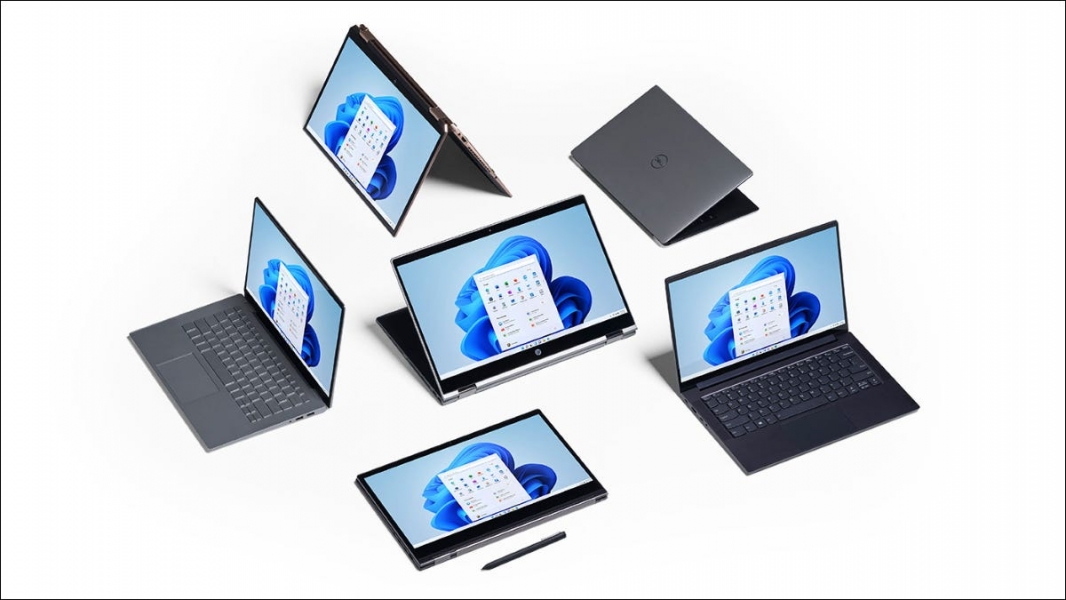 Ноутбуки и планшеты под управлением Windows 11.