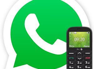 Кнопочный телефон с WhatsApp
