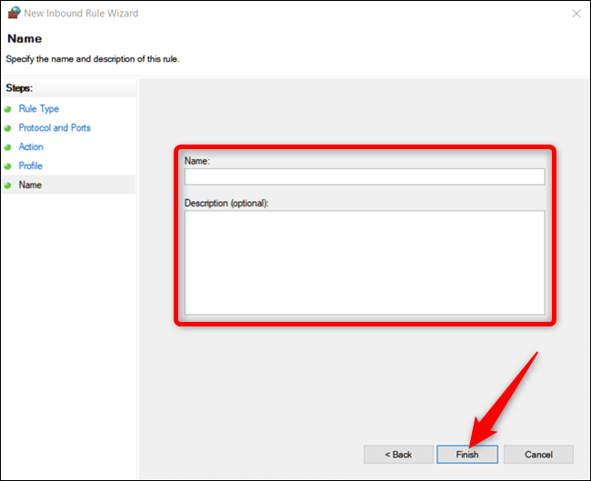 Как открыть порт в брандмауэре Windows?9