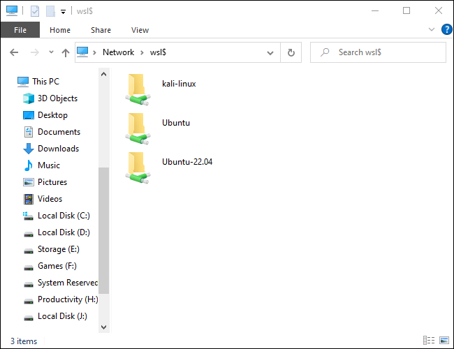 Как получить доступ к файлам Linux (WSL) в Windows 102