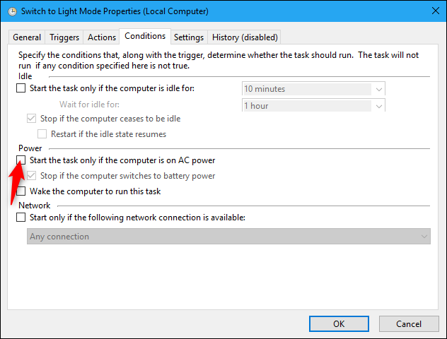 Как автоматически включить темную тему Windows 10 ночью 19
