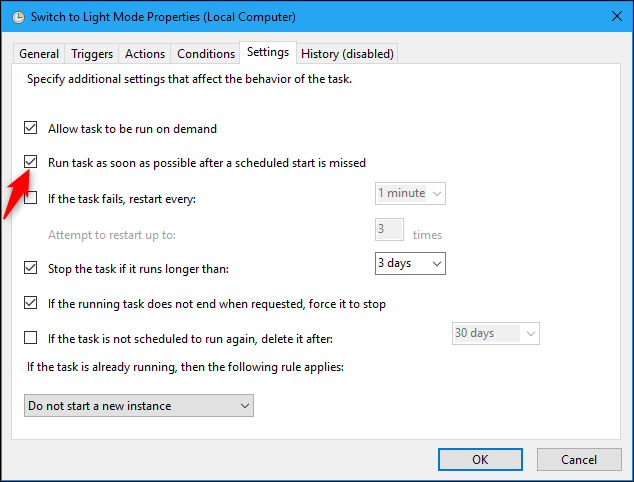 Как автоматически включить темную тему Windows 10 ночью 20