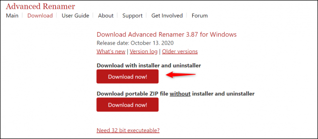 download advanced renamer
