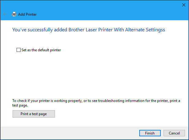 Как установить один и тот же принтер дважды (с разными настройками) в Windows12