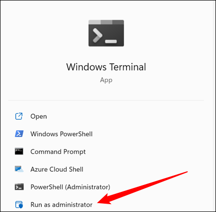 Как открыть PowerShell от имени администратора в Windows Terminal2