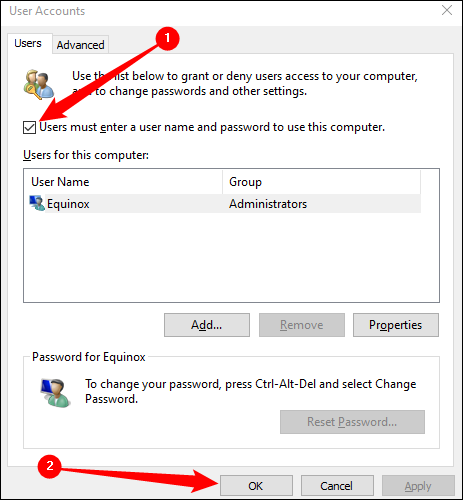 Как удалить пароль Windows 108