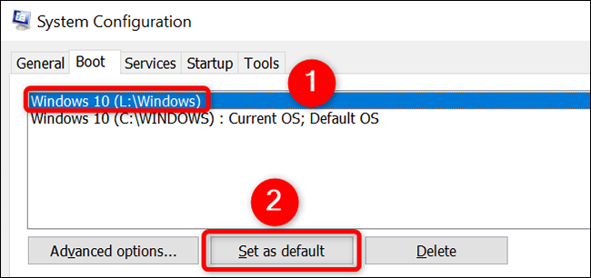 Как установить ОС по умолчанию на компьютере с двойной загрузкой Windows7