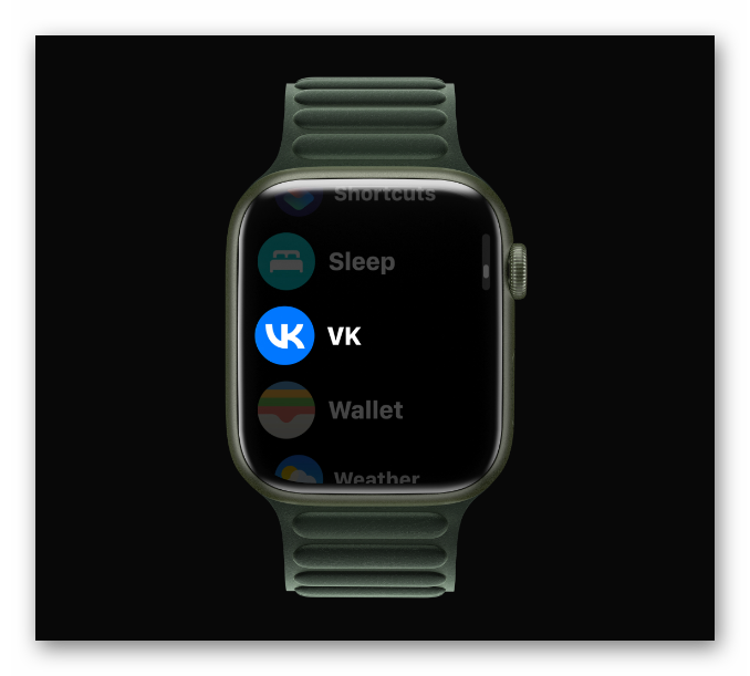 Картинка Приложение ВКонтакте на Apple Watch